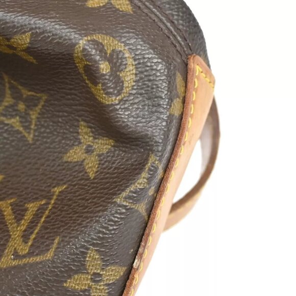 LOUIS VUITTON Cabas Piano Shoulder Bag Monogram Leather Brown - Picture 8 of 14